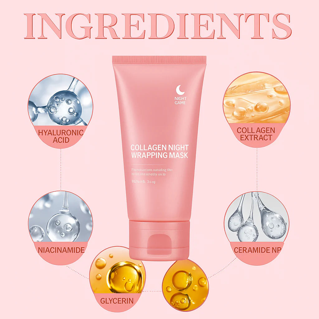 Collagen Night Wrapping Peel Off Mask - BUY 1 GET 1 Free