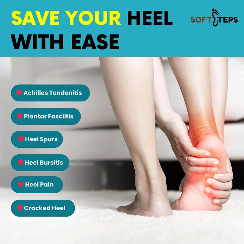 SOFTSTEPS™- HEEL PROTECTORS GEL PADS (1 Pair)
