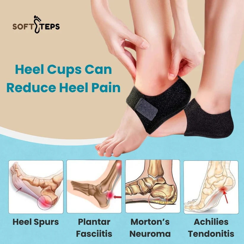 SOFTSTEPS™- HEEL PROTECTORS GEL PADS (1 Pair)
