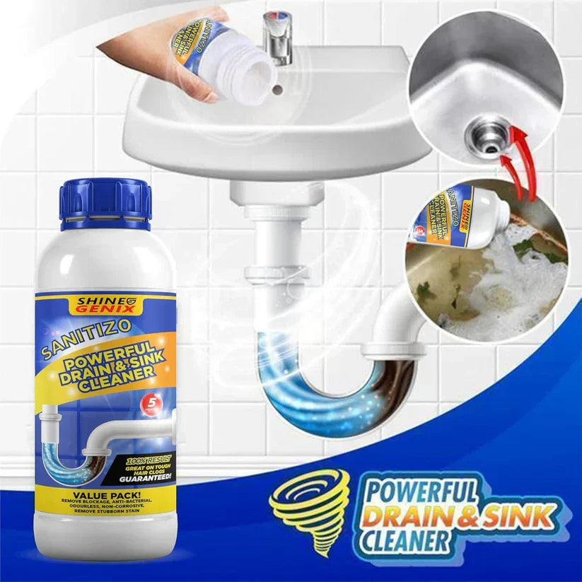 SANITIZO Powerful Sink & Drain Cleaner - Buy 1 Get 3 Free