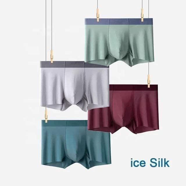Men's Ice Silk Briefs Boxers - Buy 1 Get 2 Free