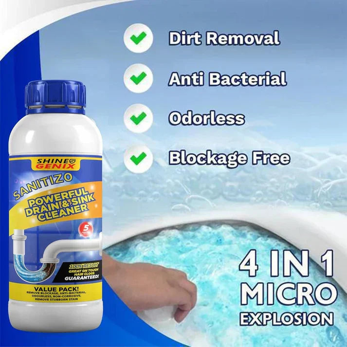 SANITIZO Powerful Sink & Drain Cleaner - Buy 1 Get 3 Free