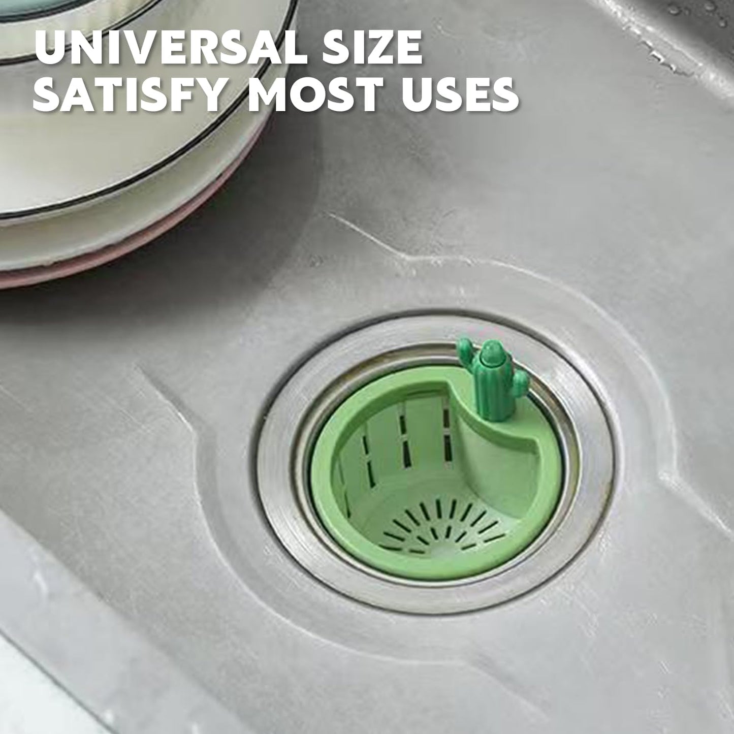 Cactus Kitchen Sink Strainer - Press Automatic Dumping (Buy 1 Get 1 Free)