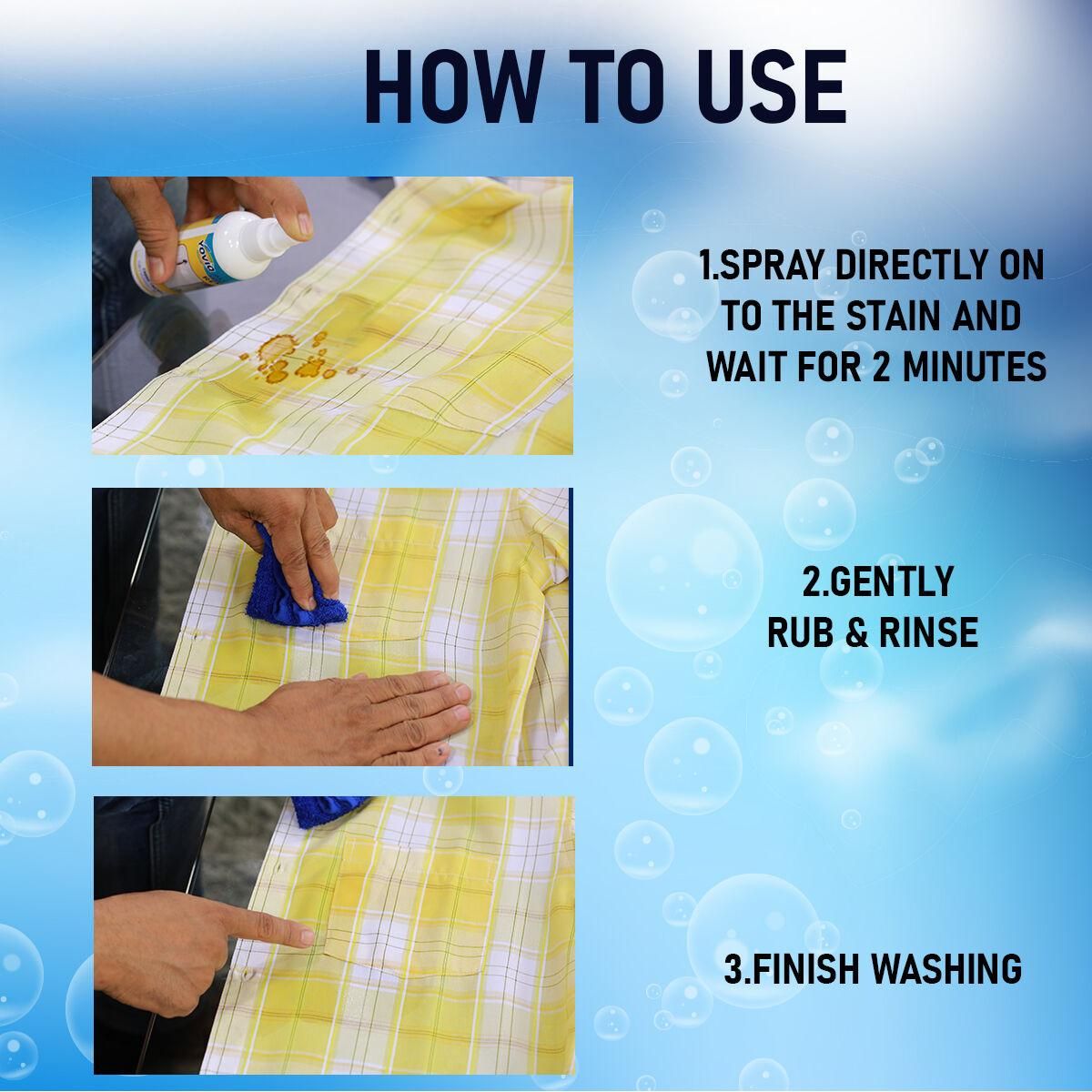 Premium All in One Fabric Stain Remover (2 Bottles)