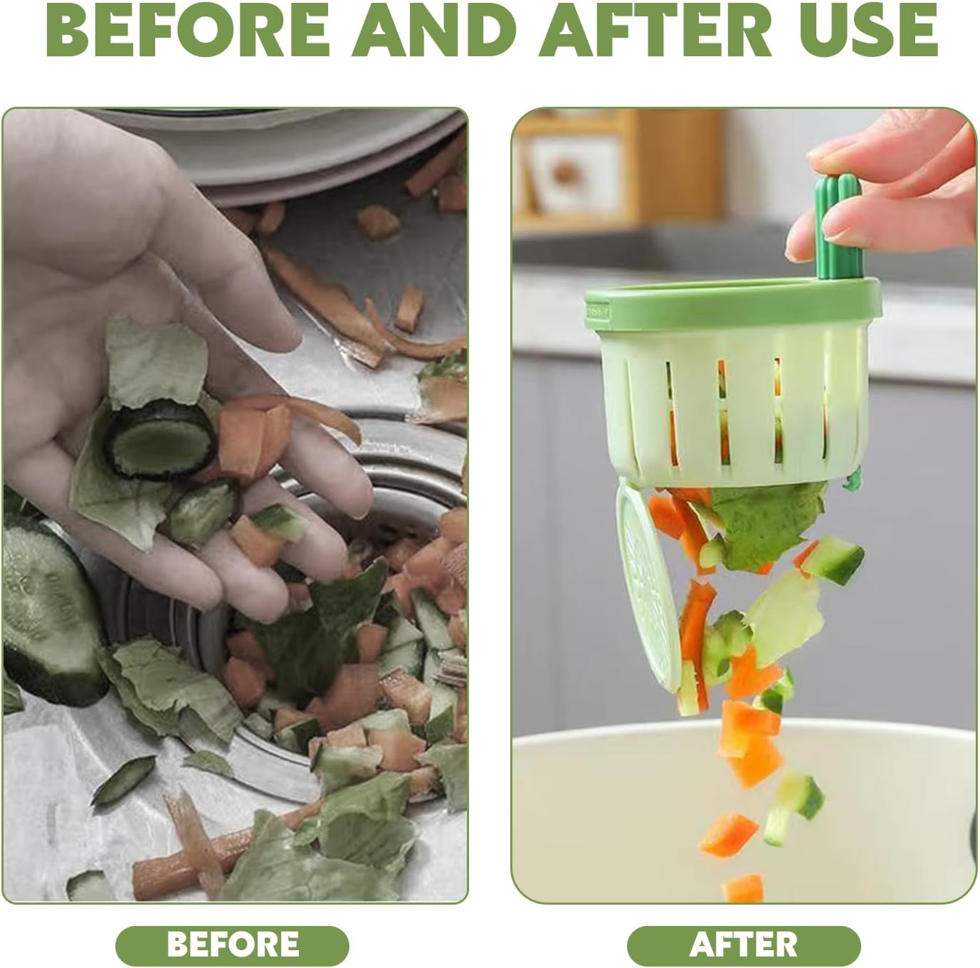 Cactus Kitchen Sink Strainer - Press Automatic Dumping (Buy 1 Get 1 Free)