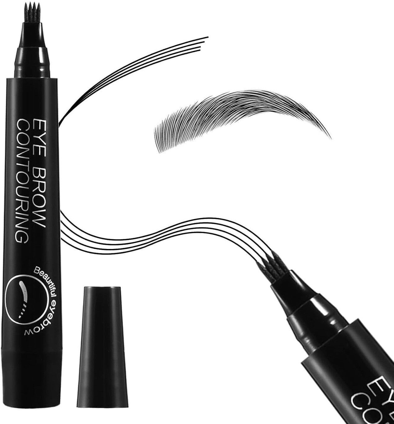 Waterproof 4 Points Long Lasting Eyebrow Pen - BUY 1 GET 1 FREE
