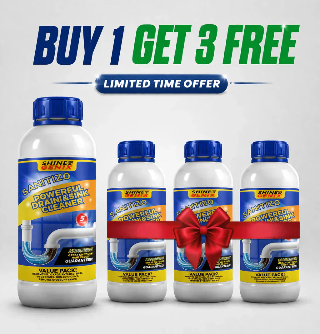 SANITIZO Powerful Sink & Drain Cleaner - Buy 1 Get 3 Free